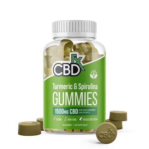 CBDFx Tumeric & Spirulina Gummies