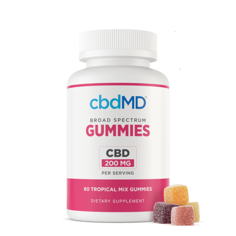 Strongest CBD Gummies Broad-Spectrum next to stack